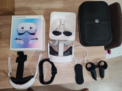 Casque meta quest blanc - vr, 3s